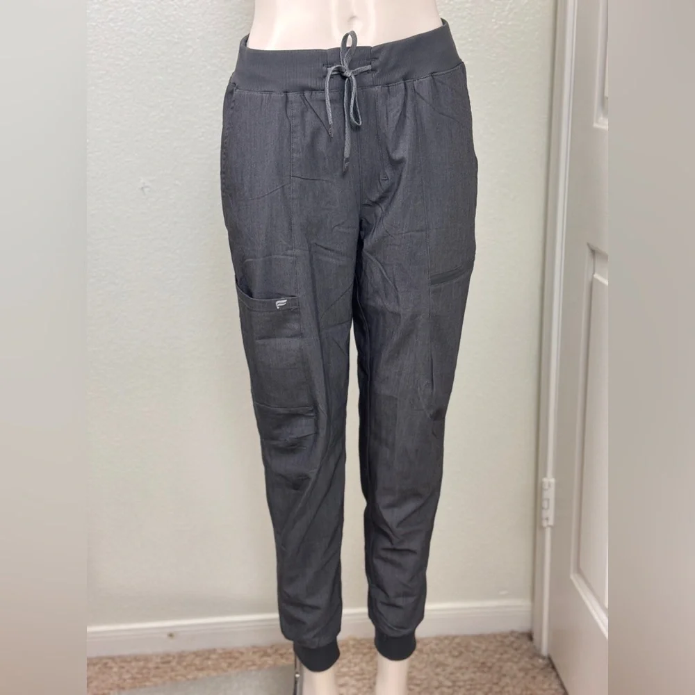 Figs Womens Zamora Scrub Joggers Size Small Gray